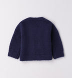 Completo bimba scozzese blu e beige