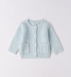 Completo bimba turchese con orsetto e shorts
