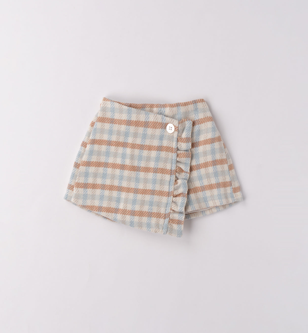 Completo bimba turchese con orsetto e shorts