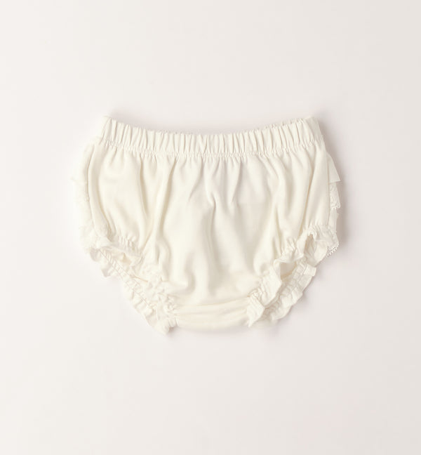 Copri pannolino bimba in cotone con balze