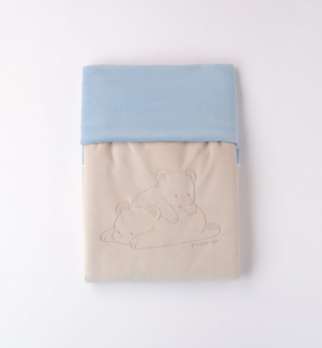 Coperta neonato in ciniglia con orsetti
