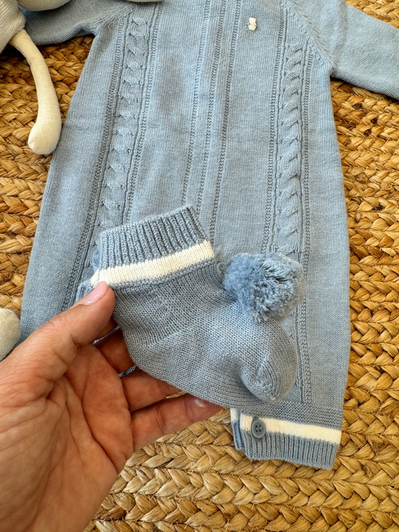Tutina azzurro polvere
