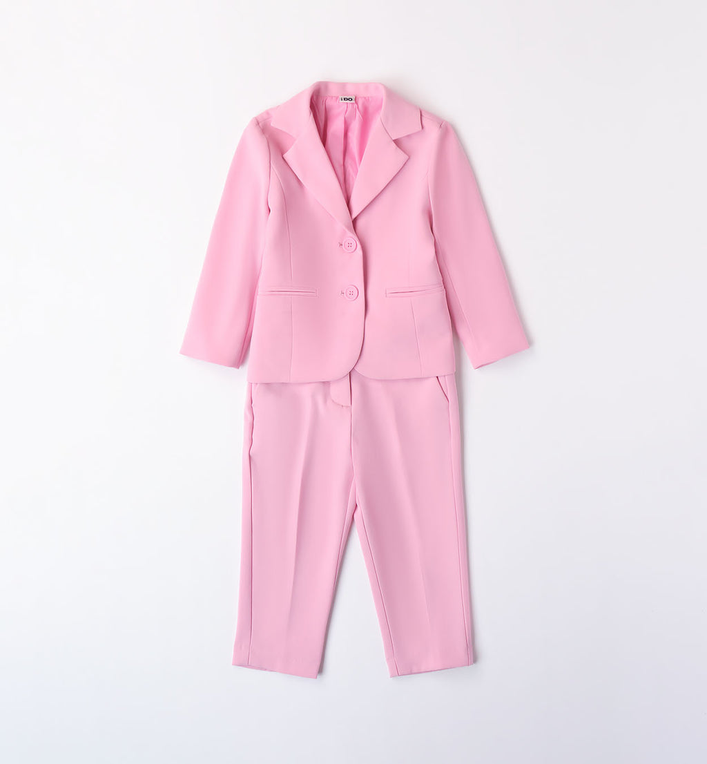 COMPLETO BAMBINA CON ORSETTO E PANTALONE ROSA