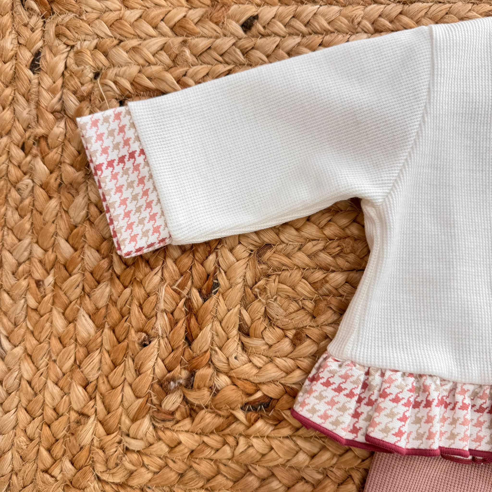 COMPLETO CONIGLIETTO E GALLES ROSA | CALDO COTONE