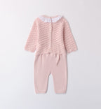 Set neonata in maglia di cotone 100% per il corredino