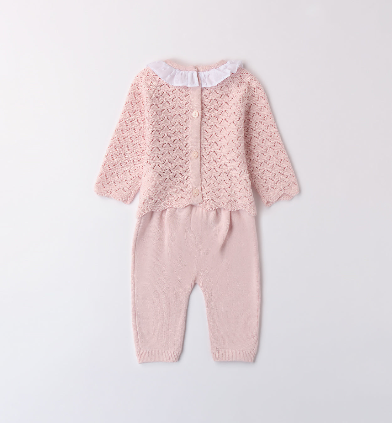 Set neonata in maglia di cotone 100% per il corredino
