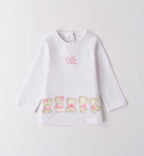 SET FELPA CON CAPPUCCIO, MAGLIETTA E JEANS