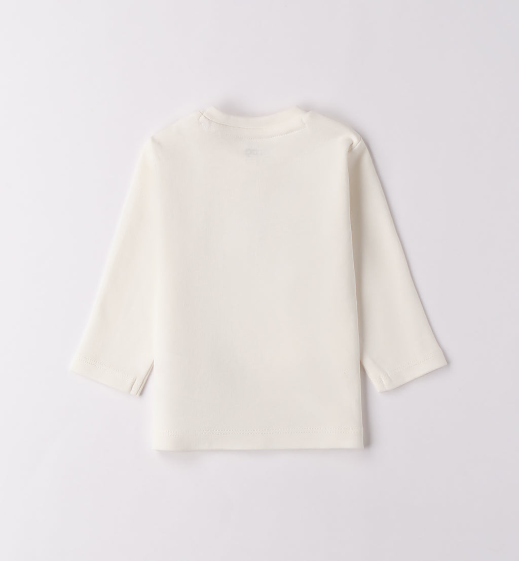 Completo bambino camicia a quadri e pantalone beige