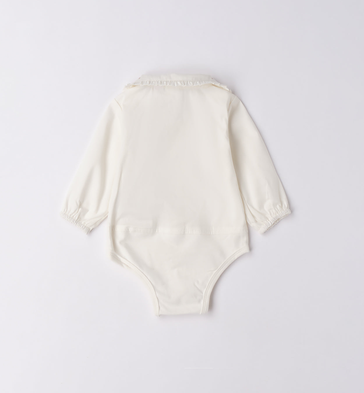 Completo bimba denim con camicia bianca