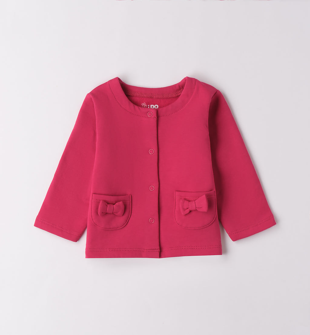 Completo bimba fucsia con t-shirt e jeans