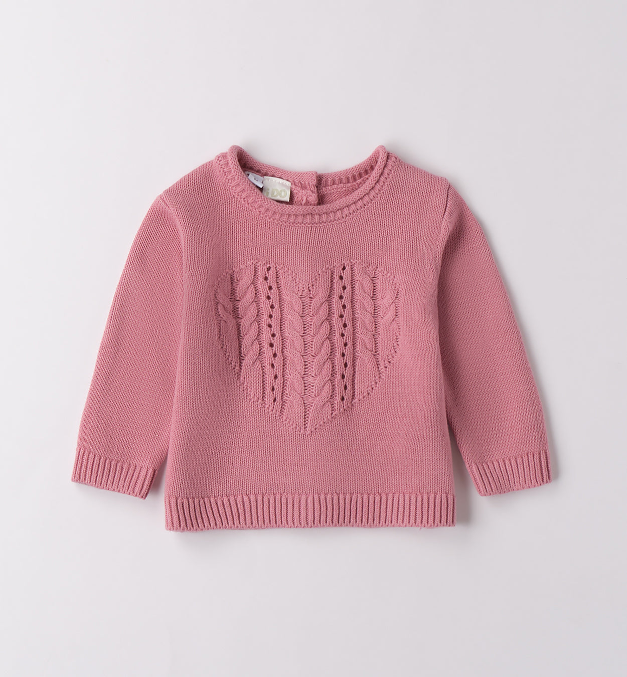 Completo bimba rosa con maglia cuore e jeans