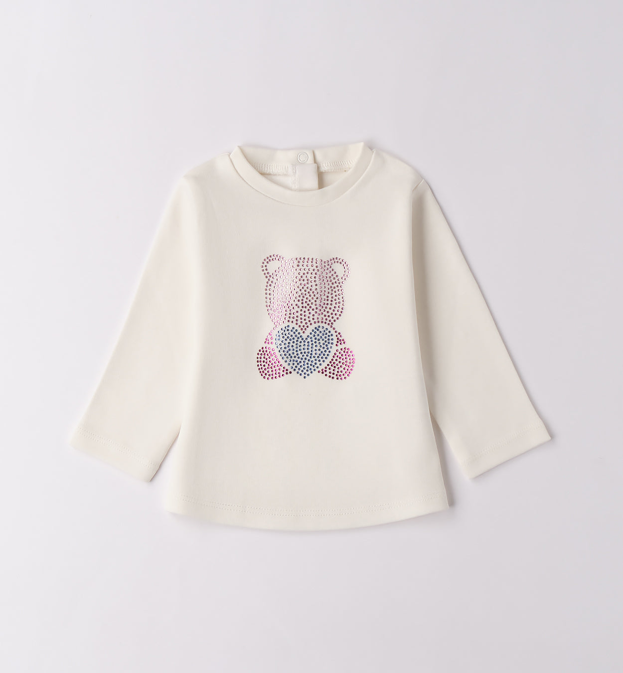 Completo bimba fucsia con t-shirt e jeans