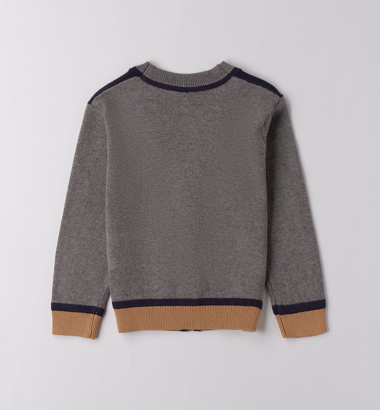 Completo bambino caldo cotone blu e grigio