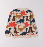 Maglia bambino dinosauri multicolor