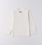 Completo bambino caldo cotone cardigan panna e grigio