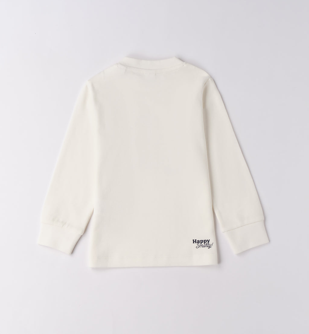 Completo bambino caldo cotone blu e grigio
