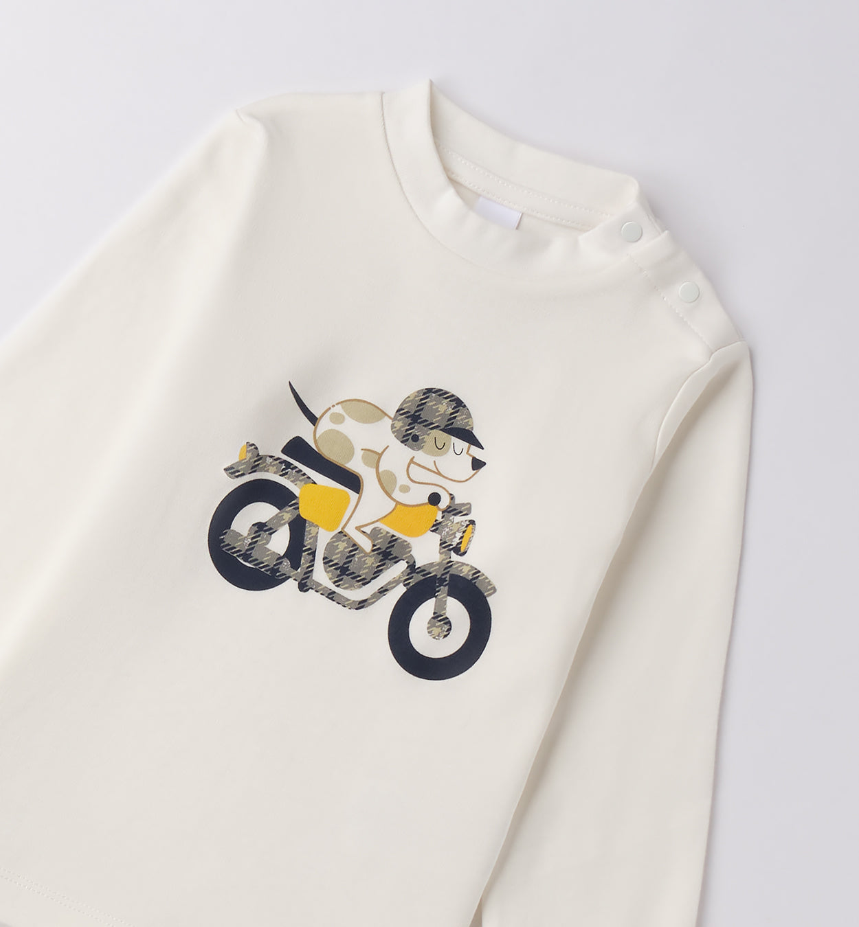 Completo bambino caldo cotone blu e grigio