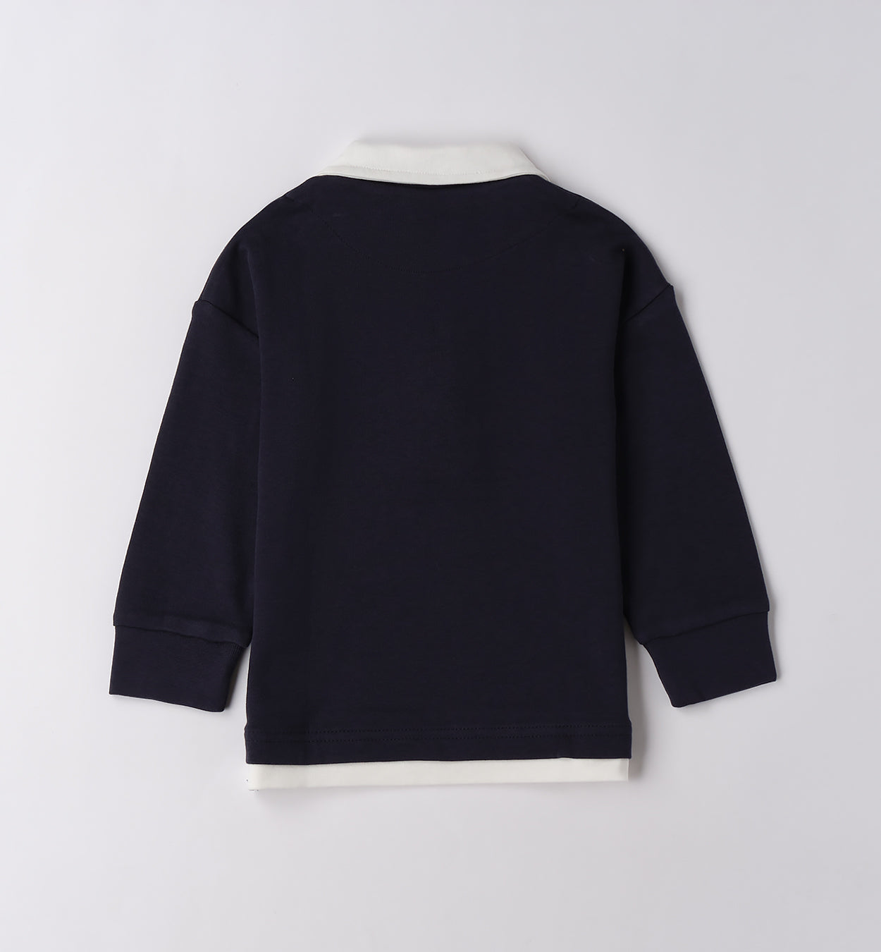 Completo bambino polo blu e jeans