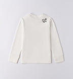 Salopette jeans bambino con maglia