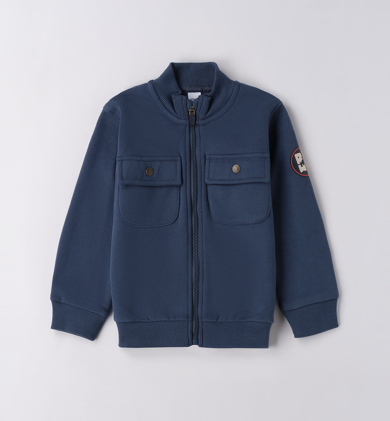Completo bambino giacca blu e pantaloni velluto