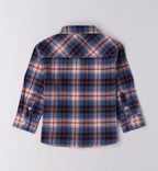 Completo casual chic bambino blu e rosso