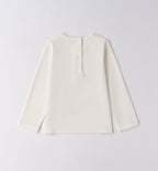 Completo bimba con shorts scozzesi e cardigan