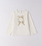 Completo bimba con shorts scozzesi e cardigan