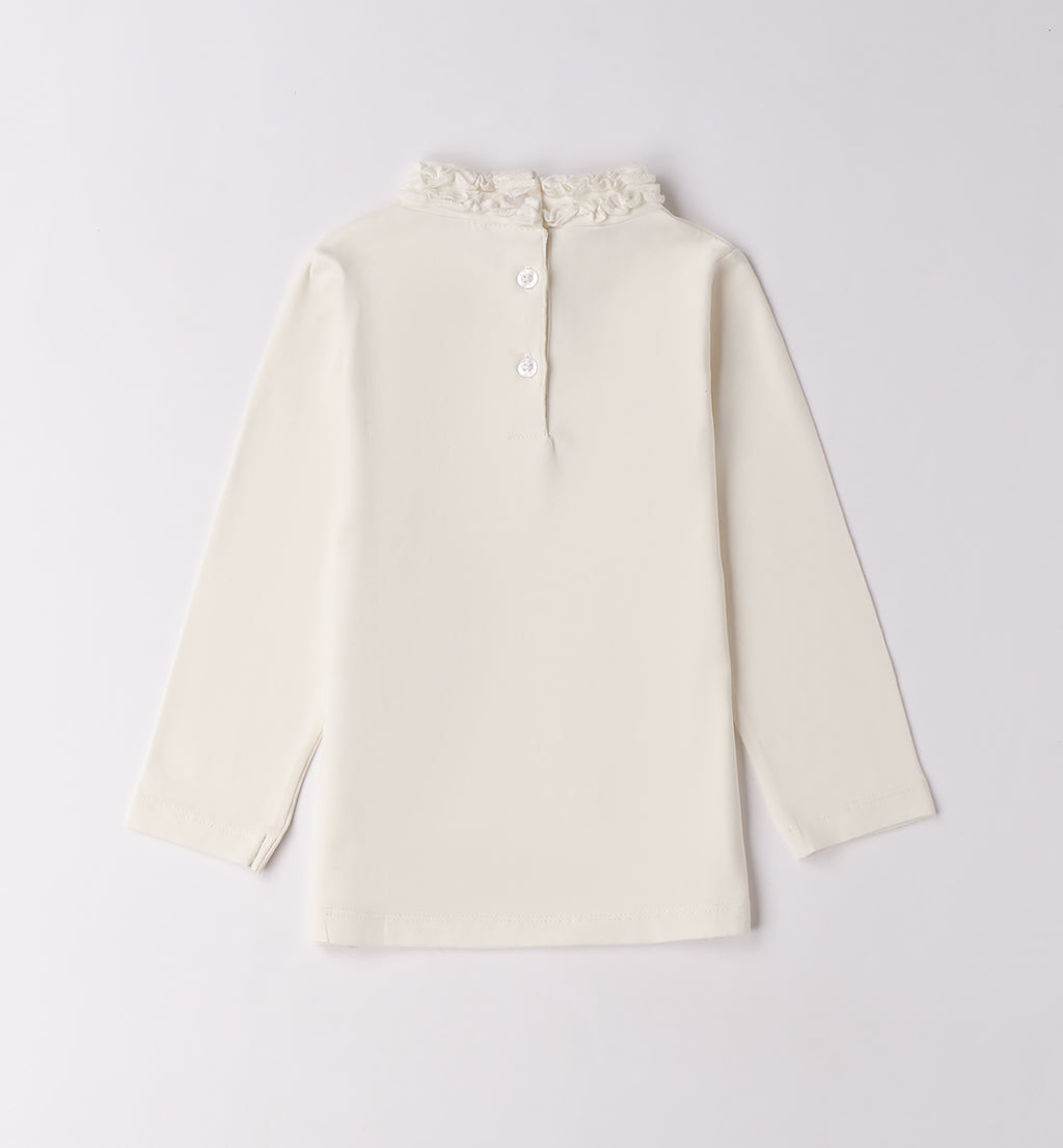 Abito bimba scozzese grigio con fiori