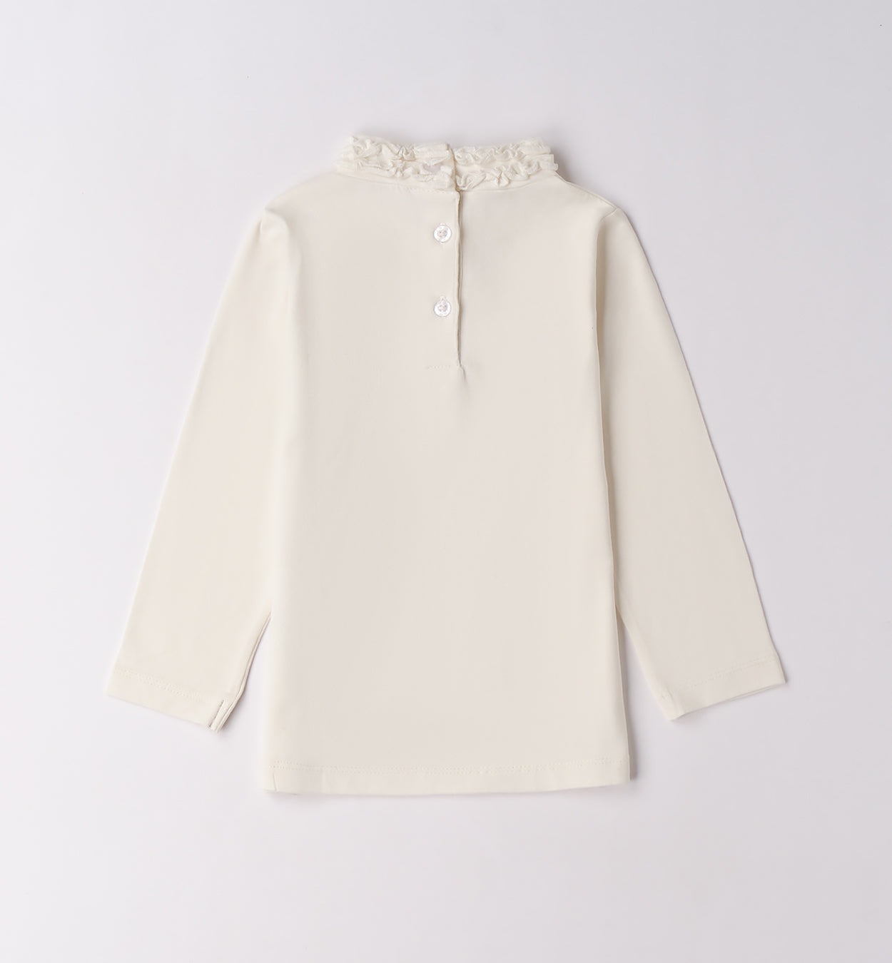 Abito bimba scozzese grigio con fiori