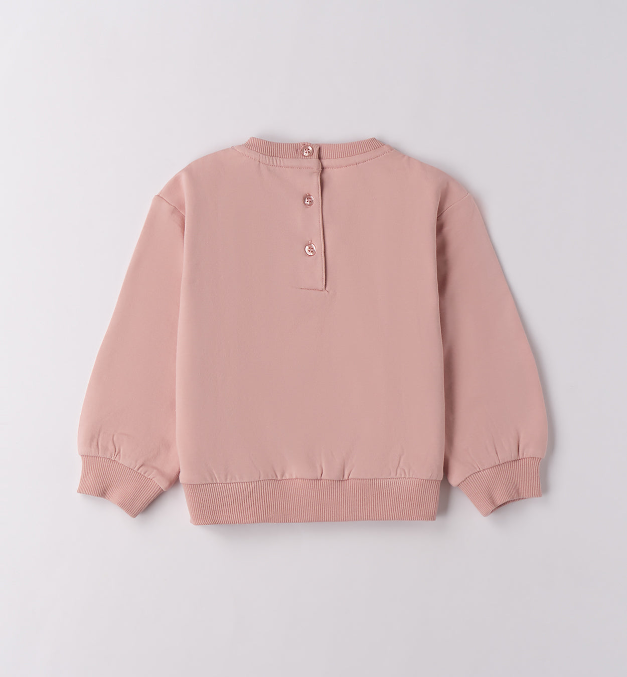 Completo bimba rosa con felpa e gonna tulle
