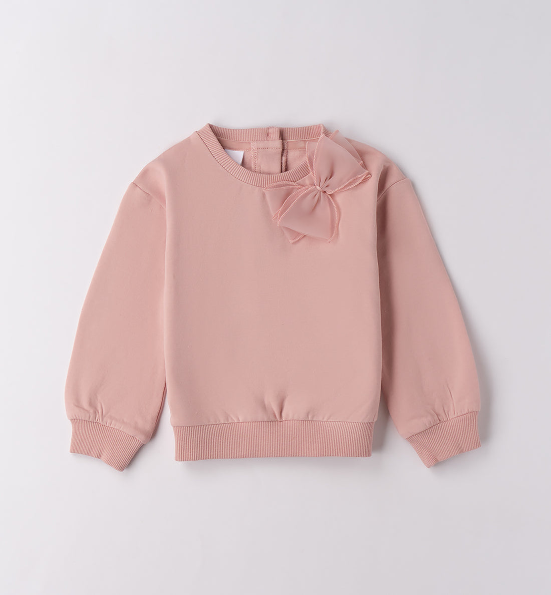Completo bimba rosa con felpa e gonna tulle