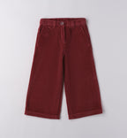 Completo bambina cardigan e pantaloni velluto