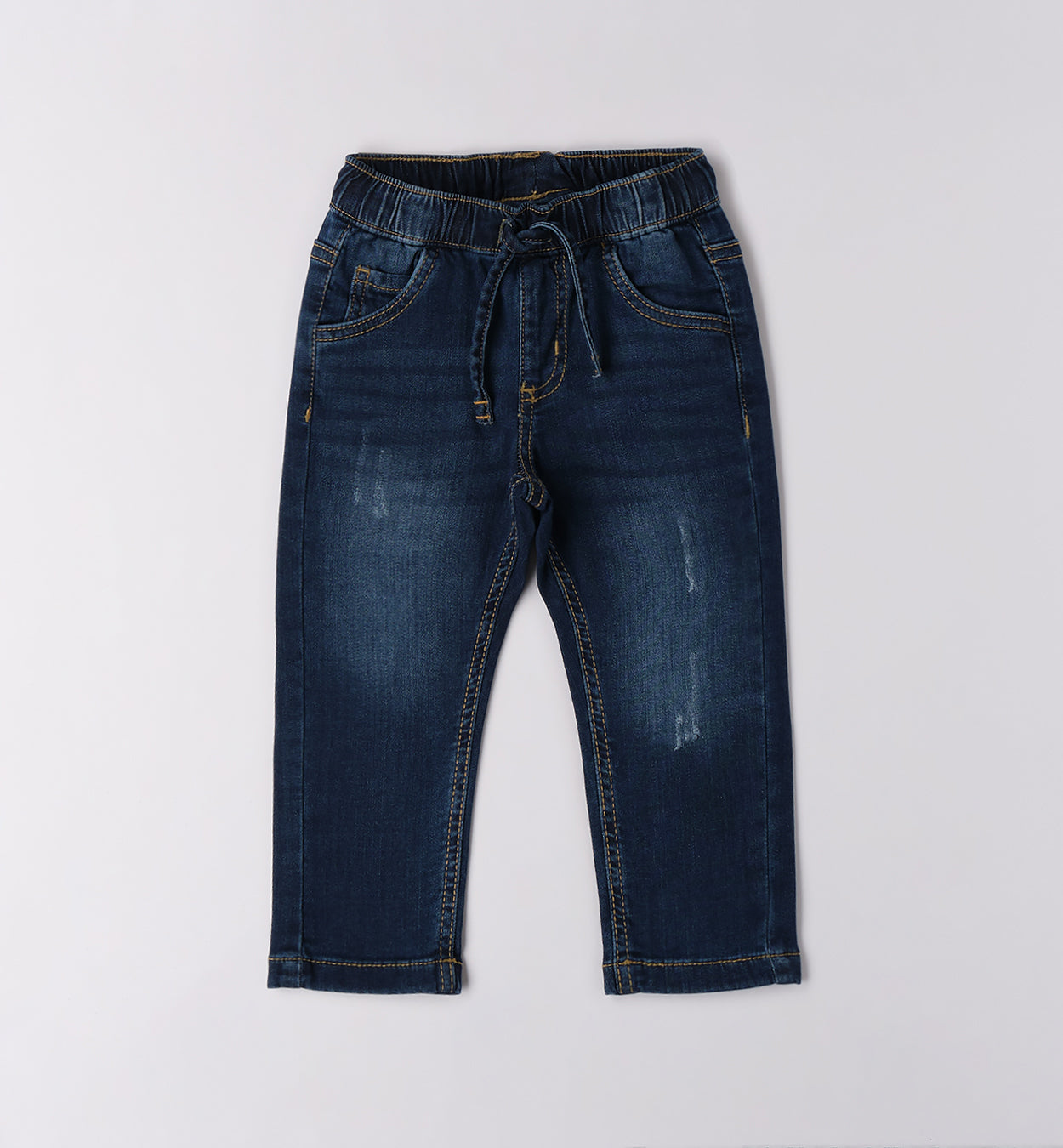 Completo bambino polo blu e jeans
