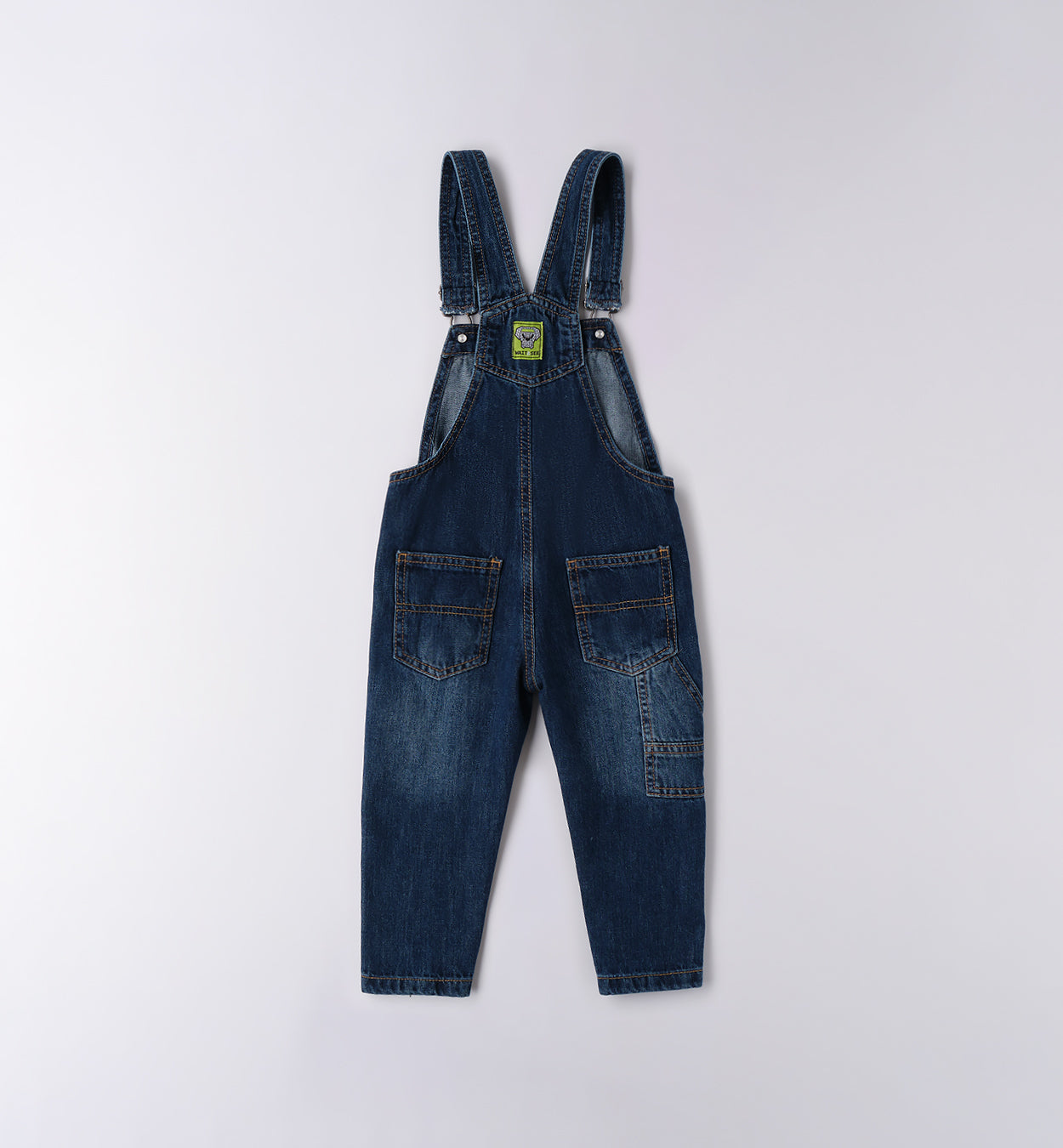 Salopette jeans bambino con maglia