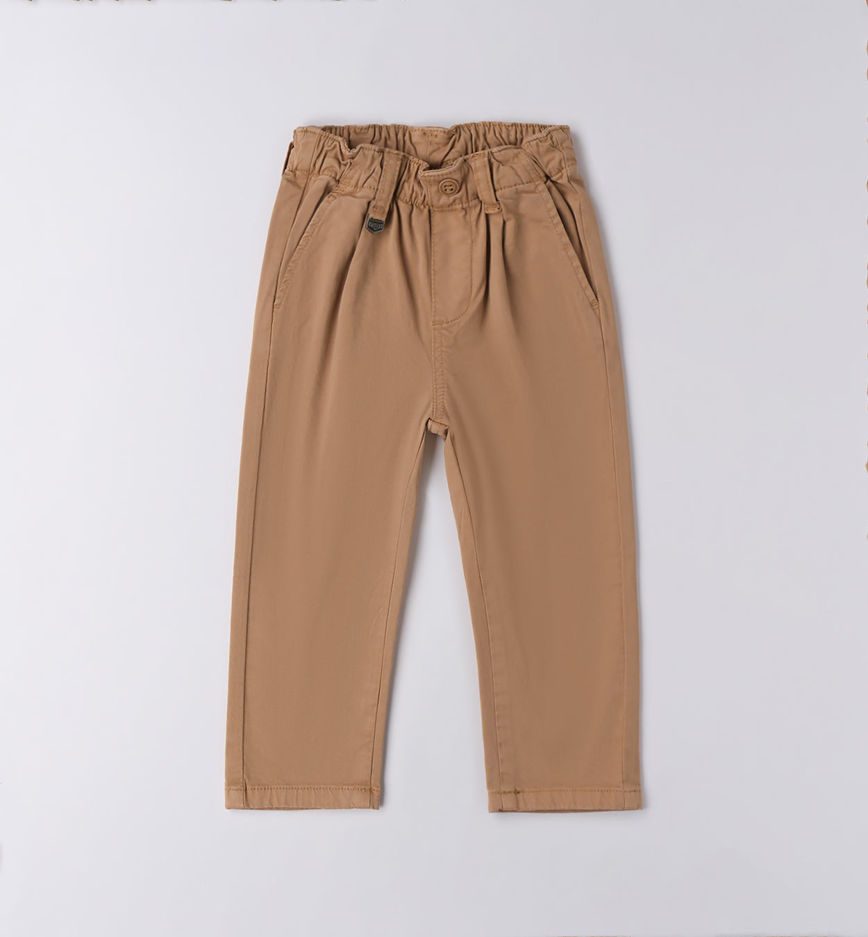 Completo bambino caldo cotone blu e cammello