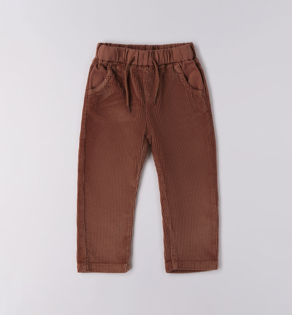 Completo bambino giacca blu e pantaloni velluto