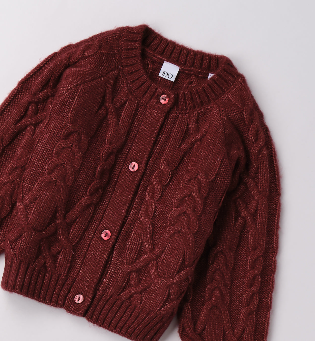 Completo bambina cardigan e gonna tulle cuori