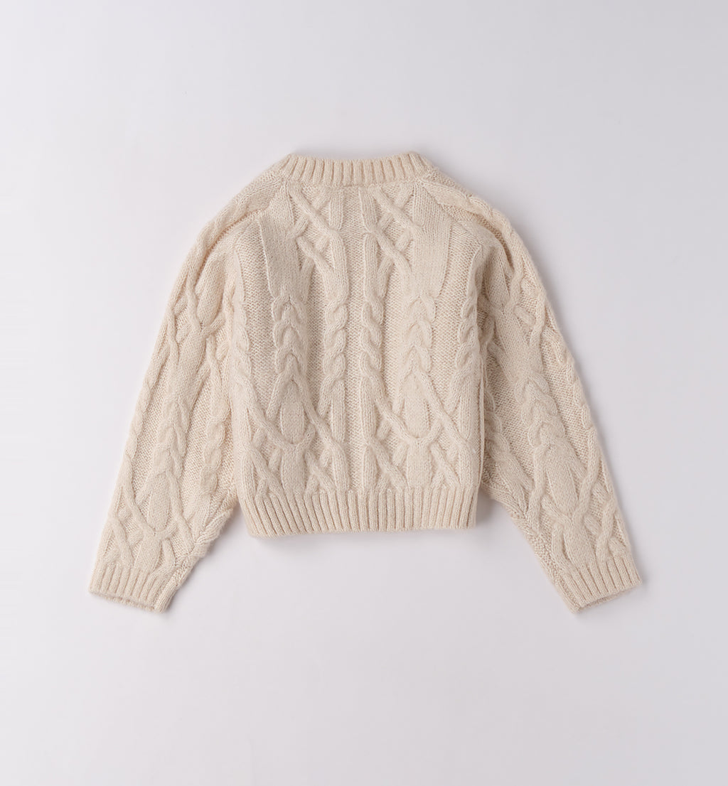 Completo bambina cardigan e pantaloni velluto
