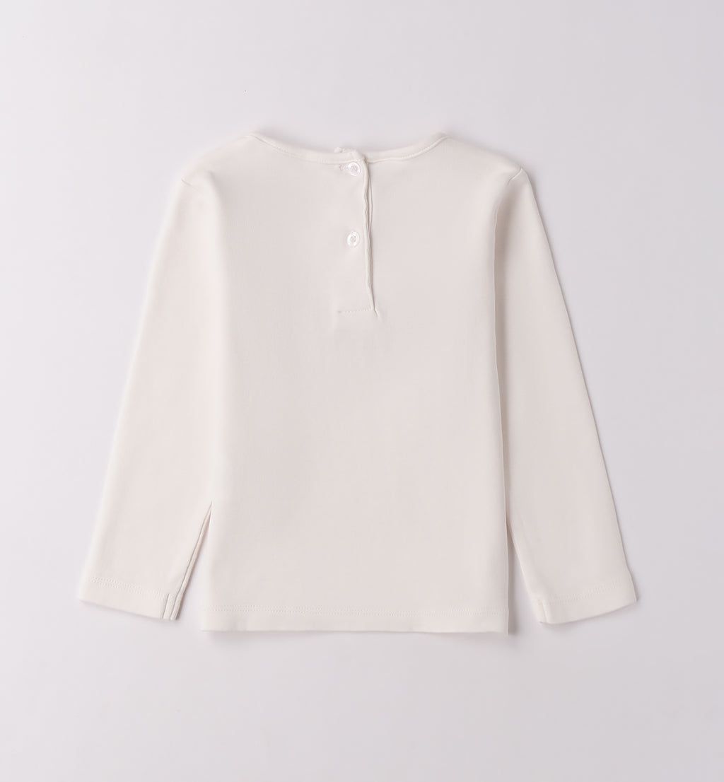 Completo bambina cardigan e gonna tulle cuori