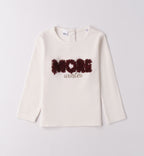 Completo bambina cardigan e gonna tulle cuori