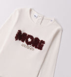 Completo bambina cardigan e gonna tulle cuori