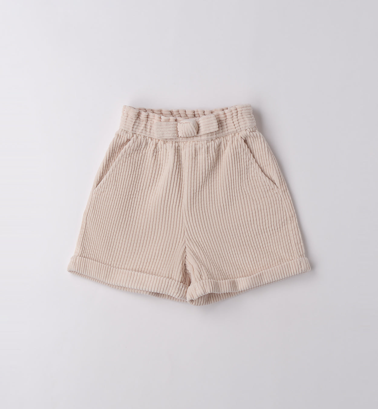 Completo bambina maglione cuori e shorts
