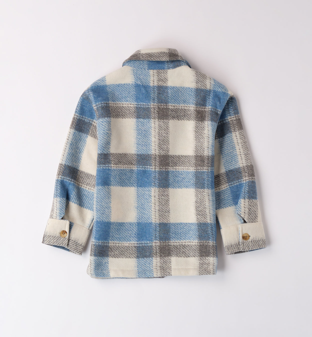 Completo CAMICIA A QUADRI AZZURRA E GRIGIA