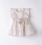 ABITO IN LINO E COTONE PER BAMBINA