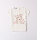 COMPLETO BAMBINA CON ORSETTO E PANTALONE ROSA
