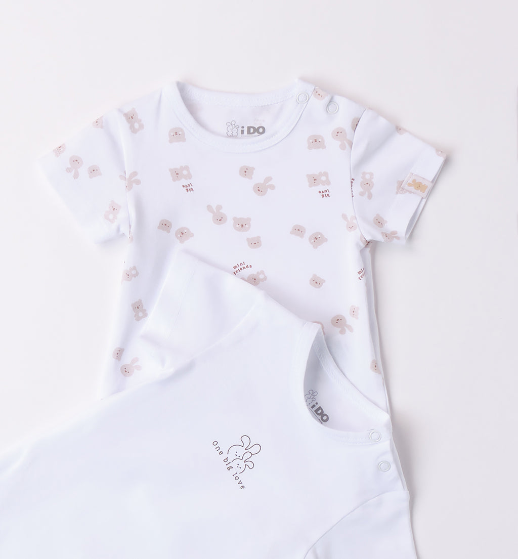 BODY NEONATO "MINI FRIENDS"– 2 PEZZI