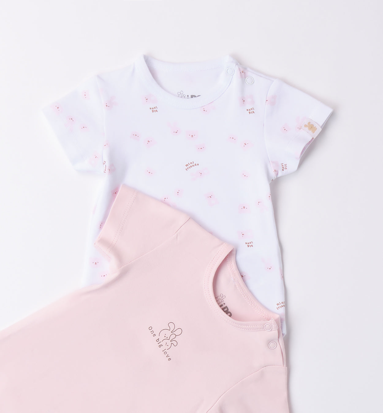 BODY NEONATO "MINI FRIENDS"– 2 PEZZI