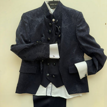 Completo damascato elegante bimbo