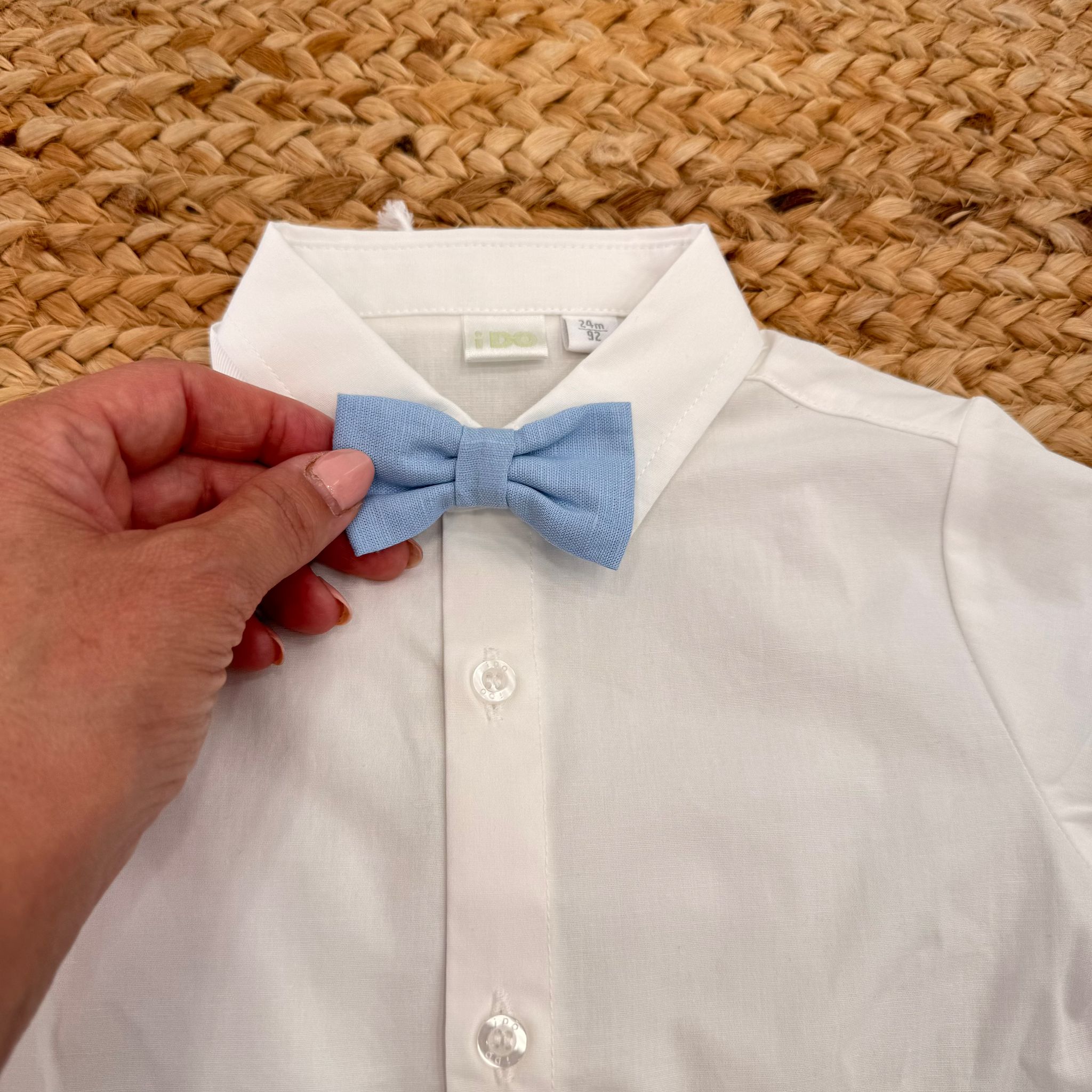 COMPLETO ELEGANZA BABY AZZURRA