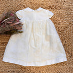 ABITO BIANCO BAMBINA RICAMATO ELEGANTE